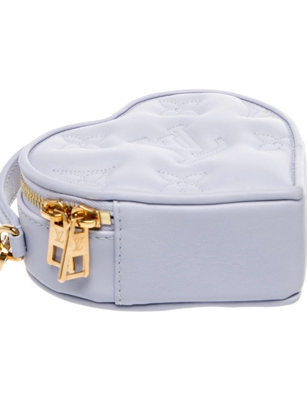 Louis Vuitton Pop My Heart Pouch Bubblegram Leather Lilac Crossbody Bag - Picture 5 of 10